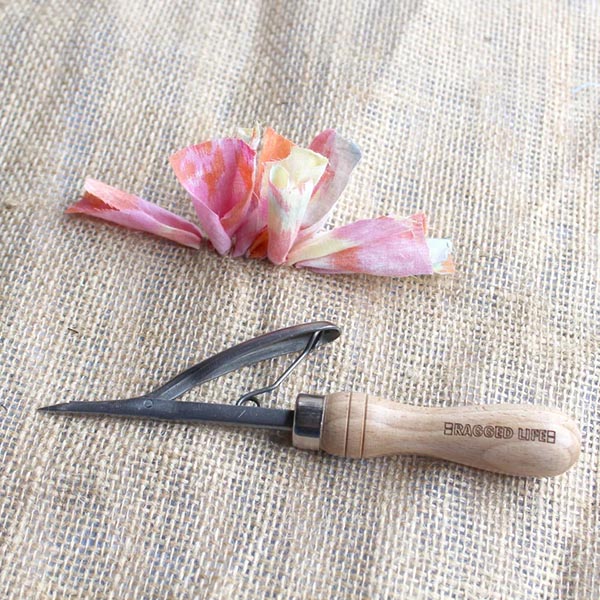 Rag Rug Spring Tool - a