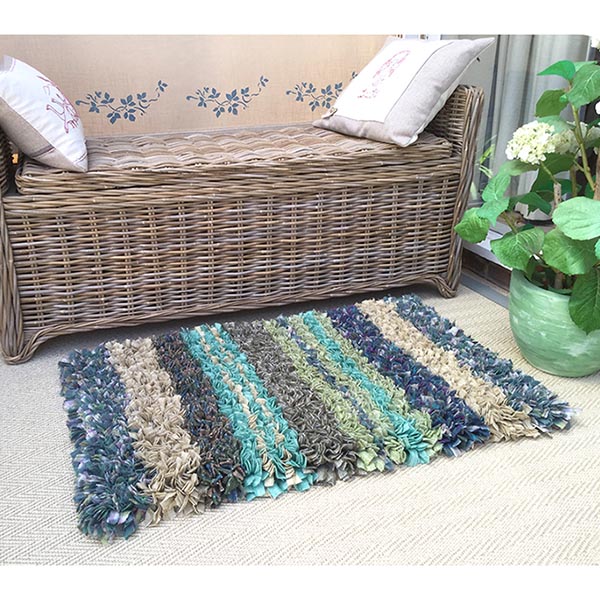 Wool Rag Rug Blanket Yarn - Floor Rug