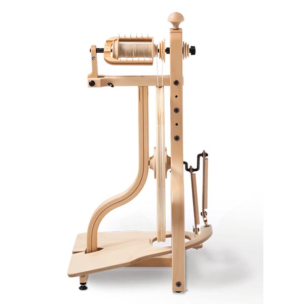 Schacht Matchless Spinning Wheel - Double Treadle - Profile