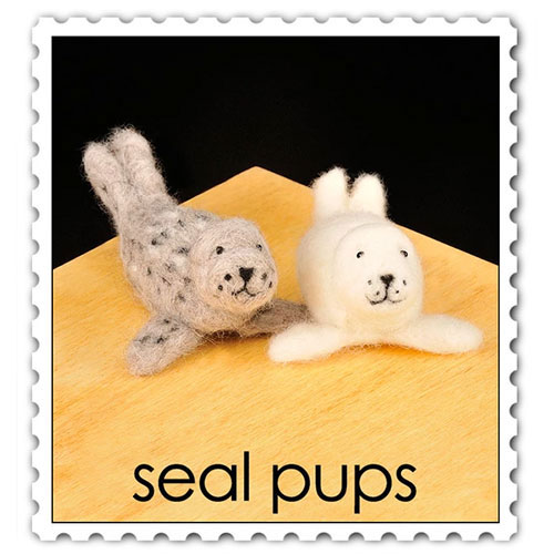 WoolPets Needle Felting Kit - Seal Pups - 907170010368