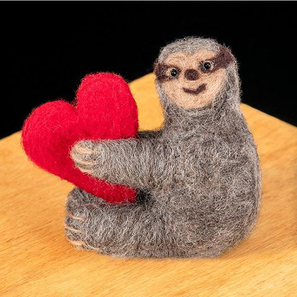 WoolPets Needle Felting Kit - Sloth - 850001439237