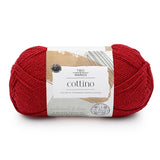Lion Brand Cottino Yarn - Tomato