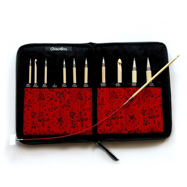 チユコ ChiaoGoo T-SPIN Interchangeable Tunisian Crochet Hook Set