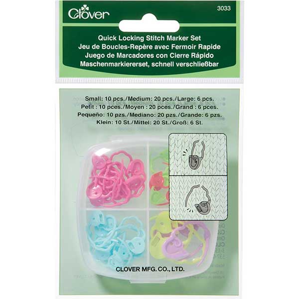 Quick Locking Stitch Marker Set - Package