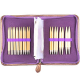 CarryC Interchangeable Bamboo Knitting Needle Set