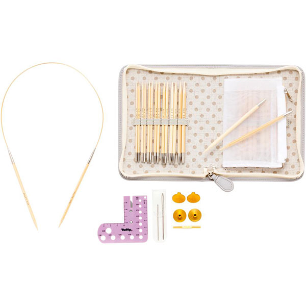 CarryC Interchangeable Bamboo Knitting Needle Long Set