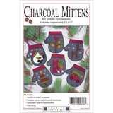 Felt Ornament Kit - Charcoal Mittens