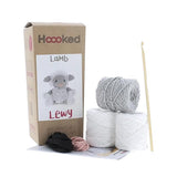 Hoooked Amigurumi DIY Kit w/ Eco Barbante Yarn - Lamb Lewy