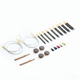Lantern Moon Ebony Interchangeable Needle Set - Ancestry Components