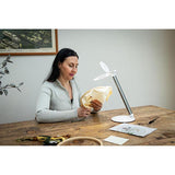 Daylight Halo Go 2 Rechargeable Magnifier Lamp - Action