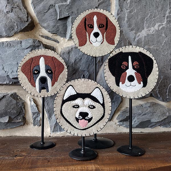Felt Coaster Kit - Dogs - 6330001220003