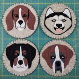 Felt Coaster Kit - Dogs