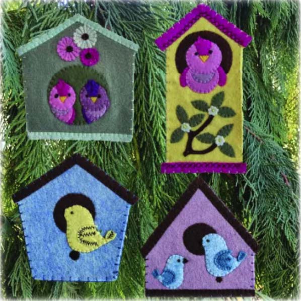 Felt Ornament Kit - Bird Houses
