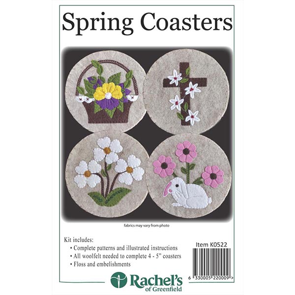Felt Coaster Kit - Spring - Package