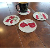 Felt Coaster Kit - Christmas - Lifestyle