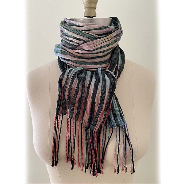Weaving Outside the Box - Silk Stainless Steel Scarf