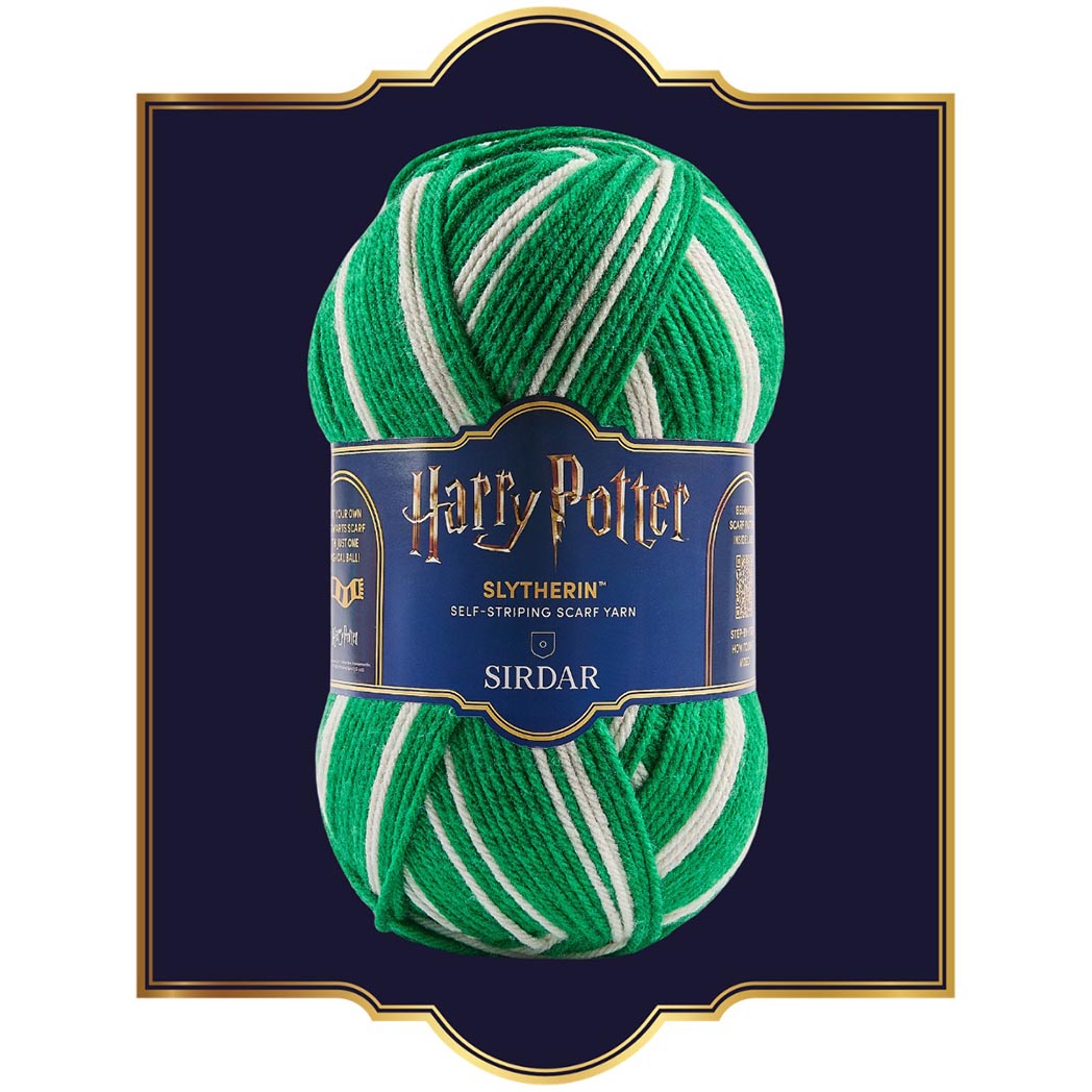 Harry Potter Scarf Yarn - Slytherin