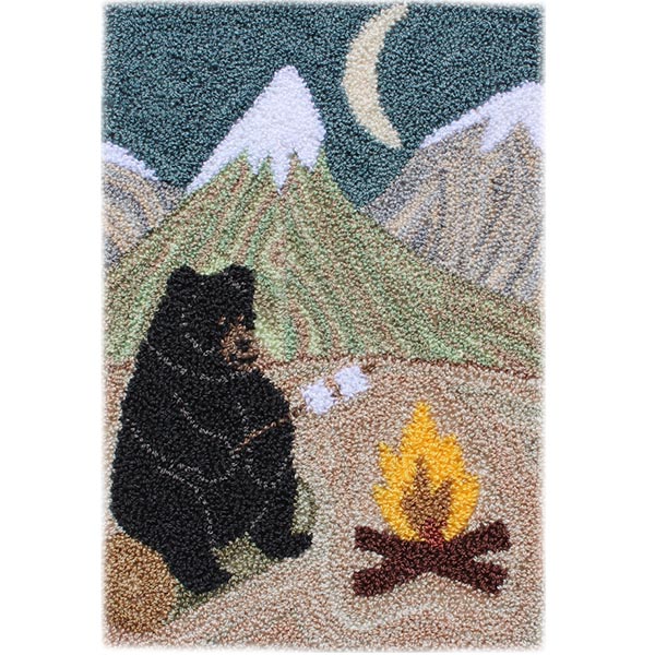 Punch Needle Kit - Campfire Bear