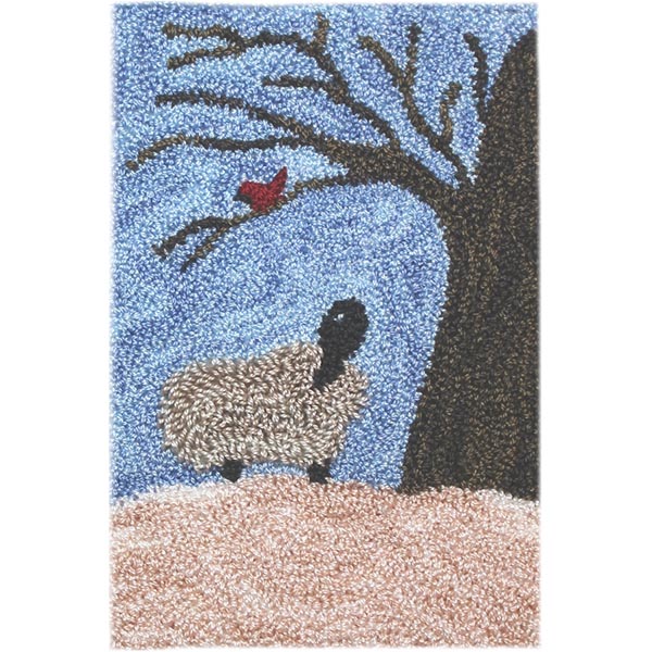 Punch Needle Kit - Snowy Sheep