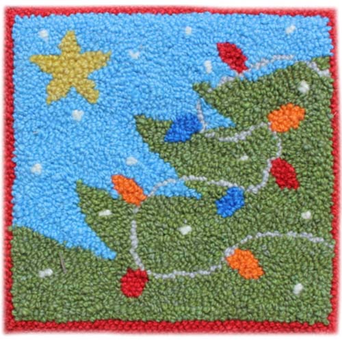 Rug Punch Kit - Christmas Tree