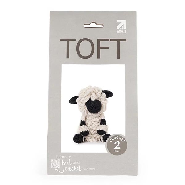 TOFT Crochet Kit - Lisa the Black Nosed Sheep - Package