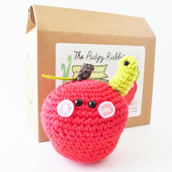 The Pudgy Rabbit Crochet Kit - Apple - Package