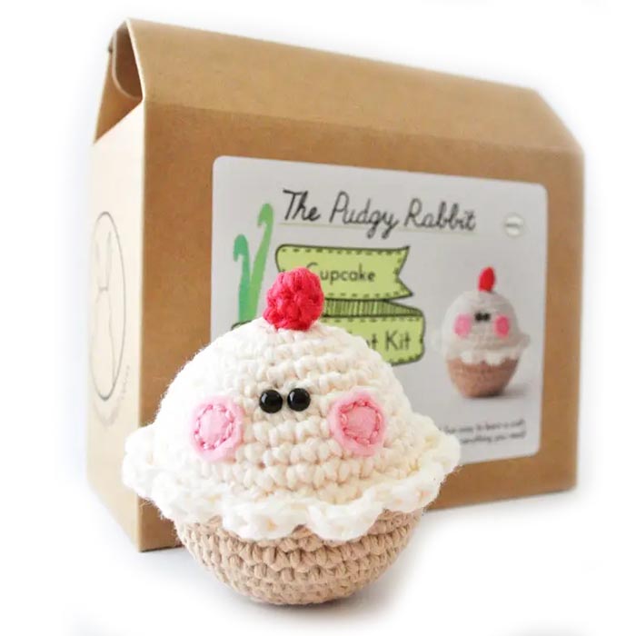 The Pudgy Rabbit Crochet Kit - Cupcake - b