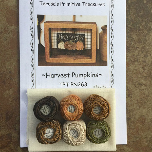 Punch Needle Kit - Harvest Pumpkins