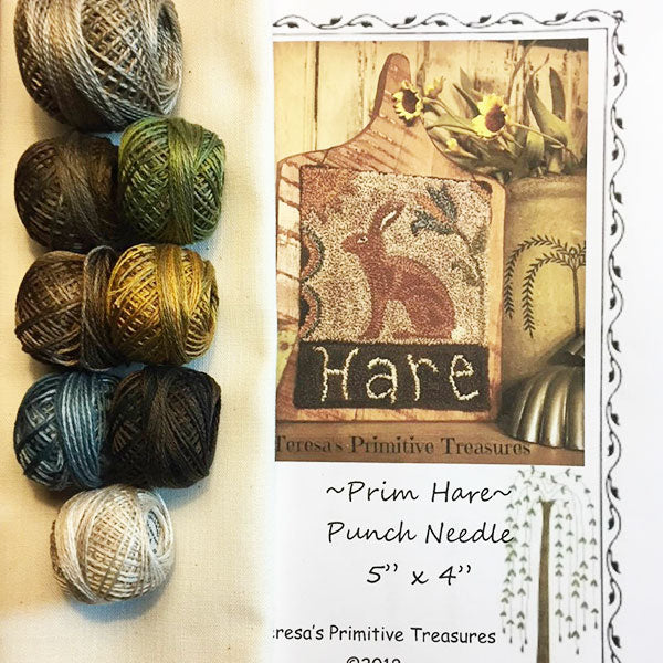 Teresa's Primitive Treasures Punch Needle Kit - Prim Hare