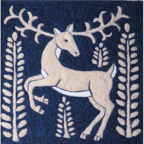 Tapestry Felting Kit - Scandinavian Reindeer