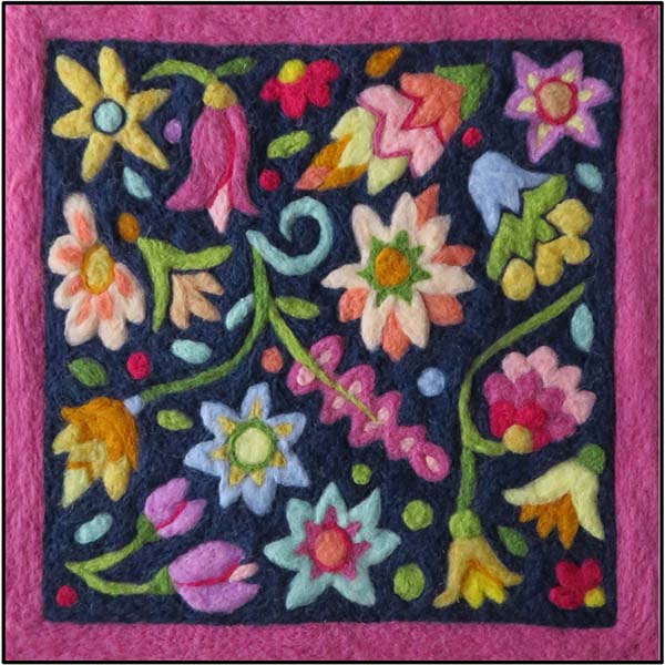 Tapestry Felting Kit - Spring Garden