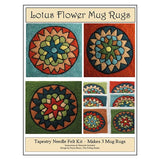 Tapestry Felting Kit - Lotus Flower Coasters - Package