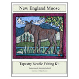 Tapestry Felting Kit - New England Moose - Package