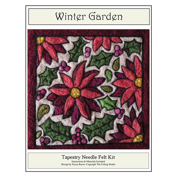 Tapestry Felting Kit - Winter Garden - Package
