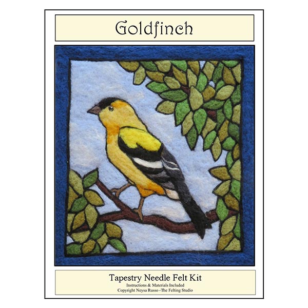 Tapestry Felting Kit - Goldfinch - Package