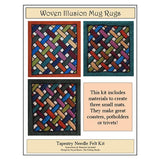 Tapestry Felting Kit - Woven Illusion Coasters - Package
