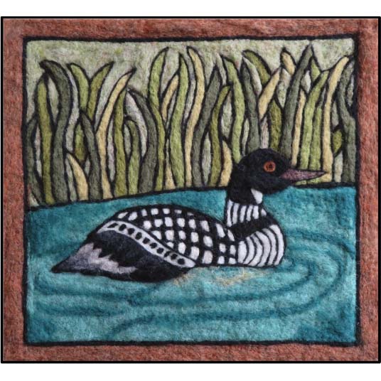 Tapestry Felting Kit - Loon