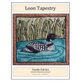 Tapestry Felting Kit - Loon - Package