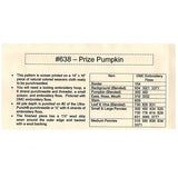 Floss Color Key - Prize Pumpkin