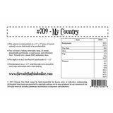 Punch Needle Pattern - My Country