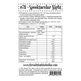 Punch Needle Pattern - Spooktacular Night