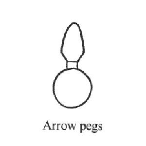 Texsolv Straight Pegs - a