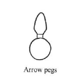 Texsolv Straight Pegs - a