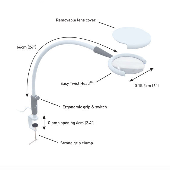 Daylight The Magnificent Pro™ On Clamp Light