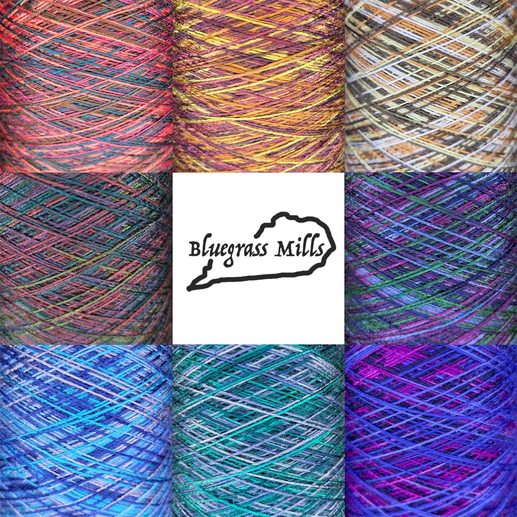 Bluegrass Mills Variegated Tencel 8/2 Yarn