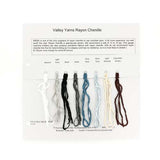 Rayon Chenille Yarn Color Card 1
