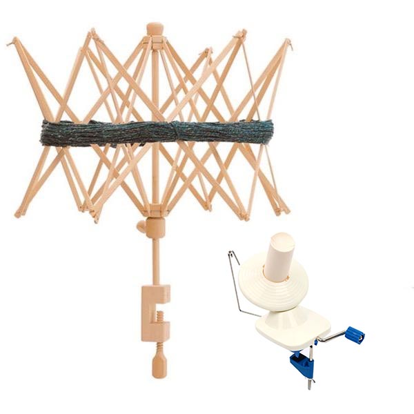 Yarn Ball Winder and Swift Combo