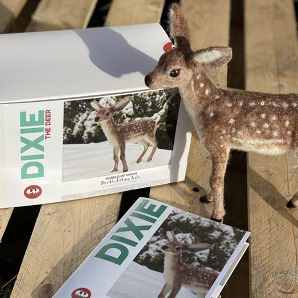 World of Wool Felting Kit - Dixie the Deer