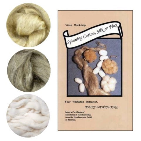 Spinning Cotton, Silk and More Kit
