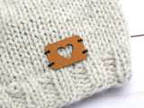 Handmade Project Tags - Heart - The Woolery